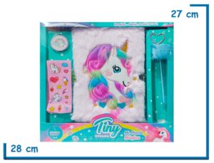 TINY DREAMS DIARIO ROSA UNICORNIO PELUCHE CON ACCESORIOS