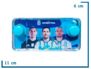JUEGO DE AGUA AROS LOCOS BOTONES CELESTES AFA