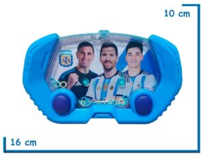JUEGO DE AGUA GRANDE AROS LOCOS BOTONES AZULES AFA