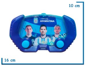JUEGO DE AGUA GRANDE AROS LOCOS BOTONES CELESTES AFA