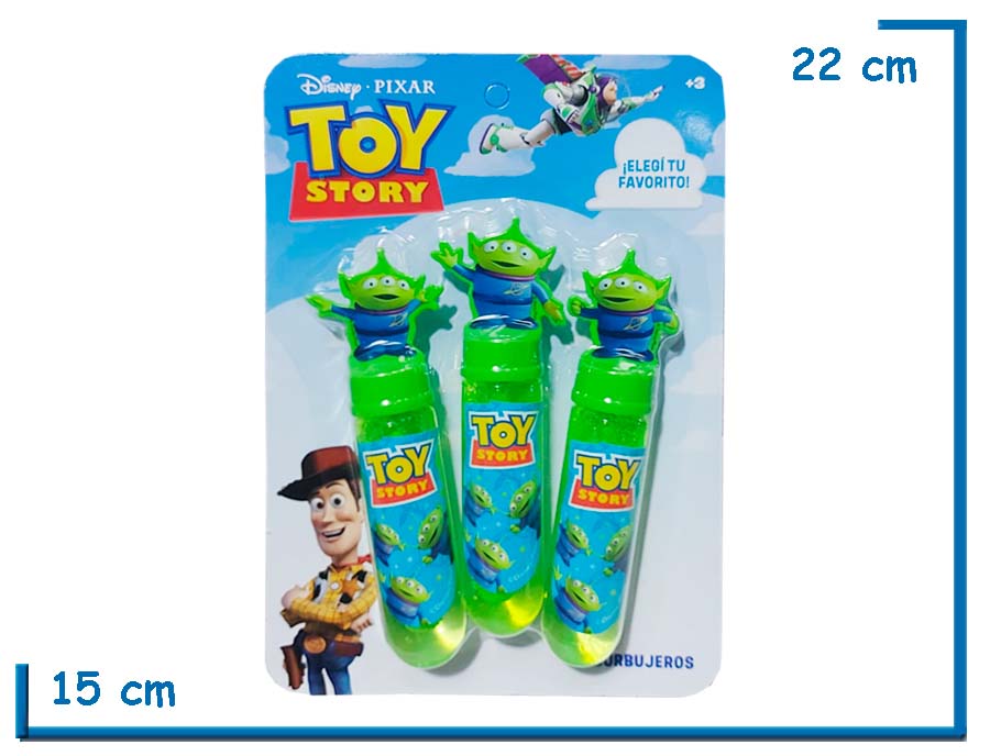 TOY STORY SET X3 BURBUJEROS ALIENS
