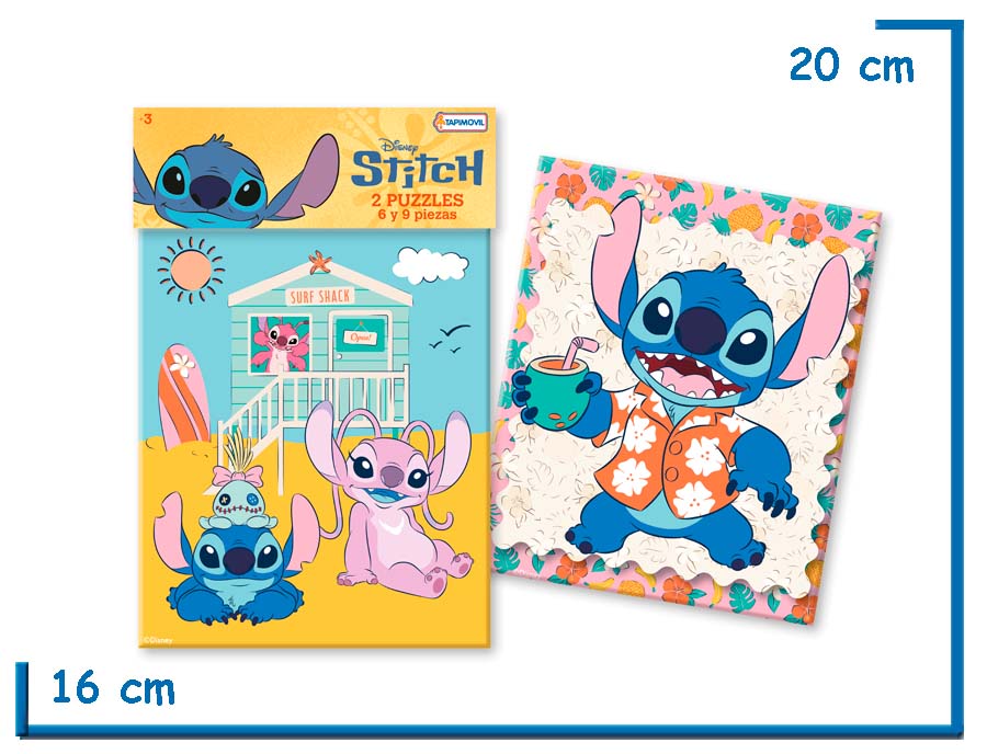 STITCH DOS PUZZLES 6 Y 9 PZS