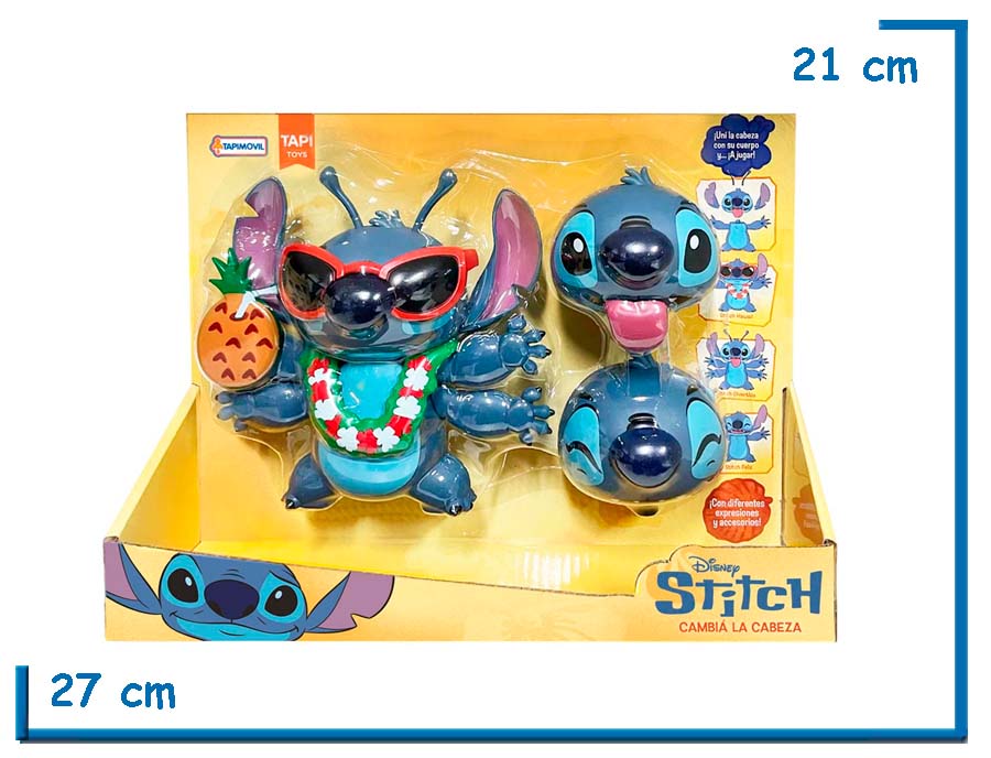 STITCH FIGURA CAMBIA LA CABEZA