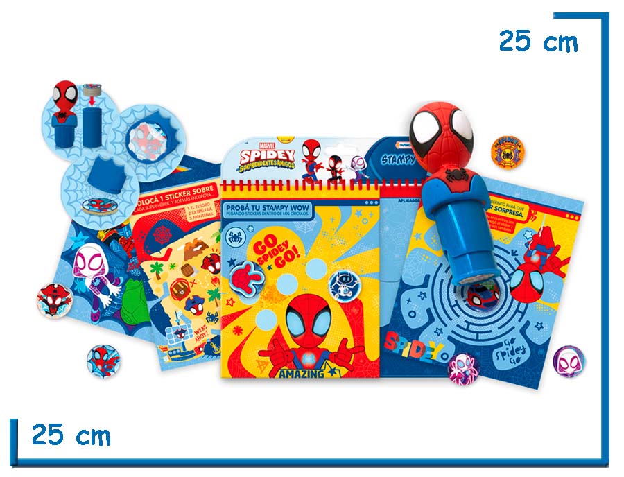 SPIDEY AF STAMPY WOW