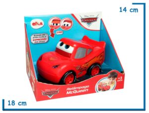 CARS RELAMPAGO MCQUEEN RUEDA LIBRE MUEVE OJOS