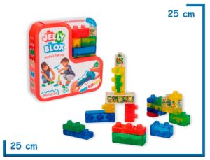 JELLY BLOX CREATIVE KIT BLOQUES FLEXIBLES X20