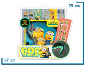 600 STICKERS MINIONS & MONSTERS