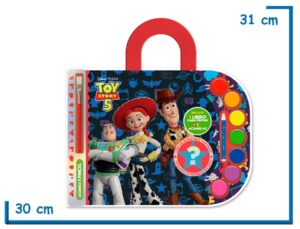 VALIJA ACUARELAS TOY STORY 5