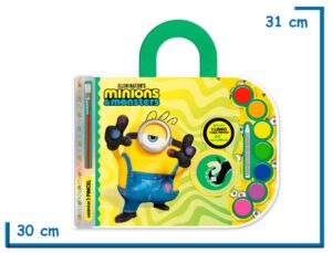 VALIJA ACUARELAS MINIONS & MONSTERS