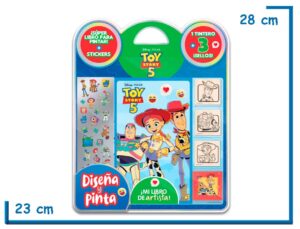 DISEÑA Y PINTA TOY STORY 5