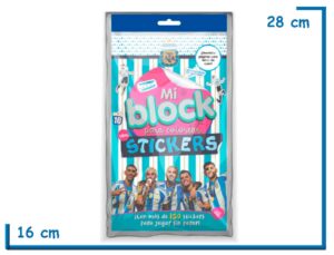 MI BLOCK PARA COLOREAR CON STICKERS AFA