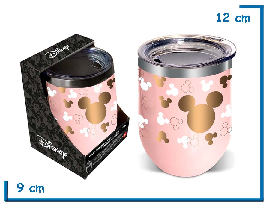 MICKEY VASO DOBLE PARED 340 ML STAINLESS STEEL
