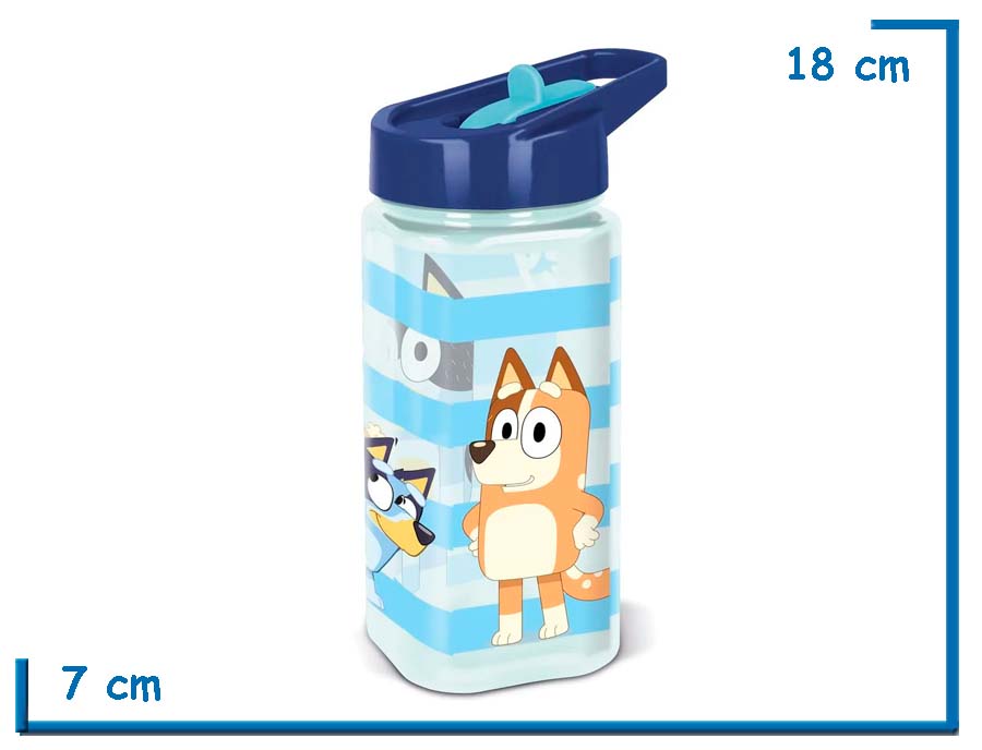 BLUEY BOTELLA 510 ML SQUARE WATER