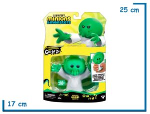 MOOSE MINIONS & MONSTERS GOOMI GOO JIT ZU FIGURA ESTIRABLE