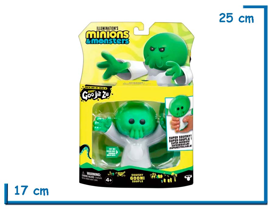MOOSE MINIONS & MONSTERS GOOMI GOO JIT ZU FIGURA ESTIRABLE