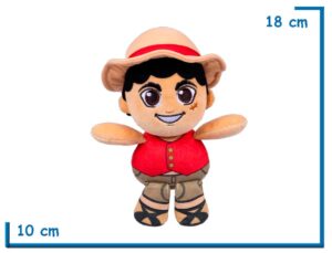 MOOSE ONE PIECE LIVE ACTION LUFFY PELUCHE 18CM