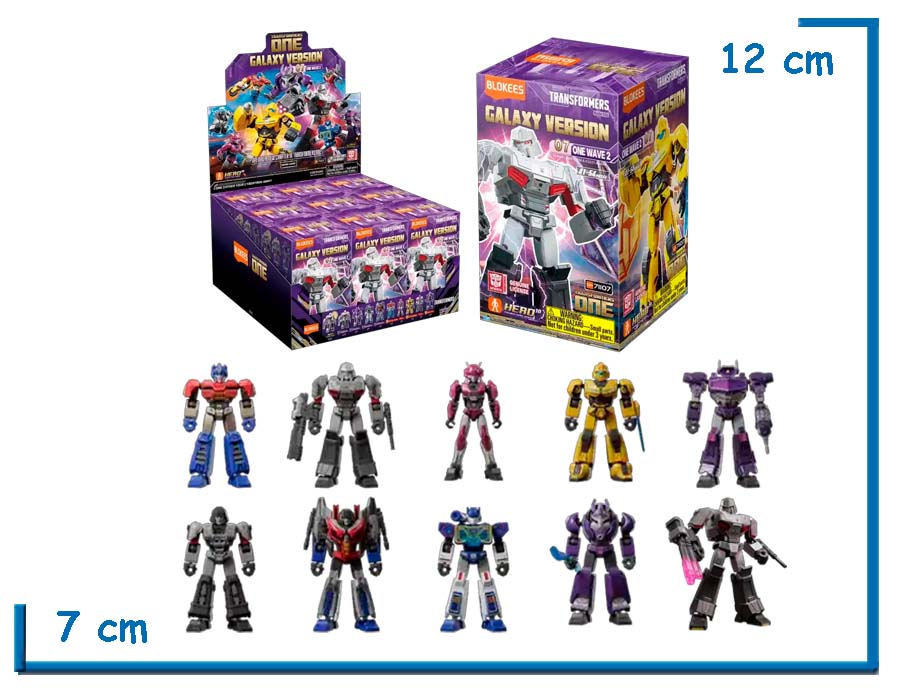 BLOKEES TRANSFORMERS GALAXY VER. 07 O WAVE 2 MODEL KIT SORPRESA