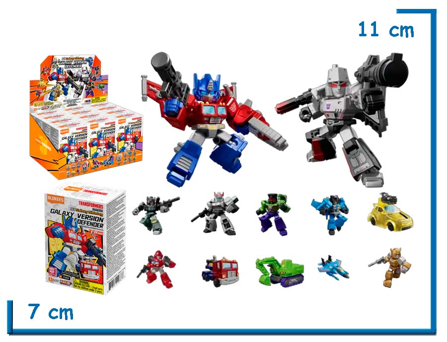 BLOKEES TRANSFORMERS GALAXY VER. DEFENDER 01 GS MODEL KIT SORPRESA
