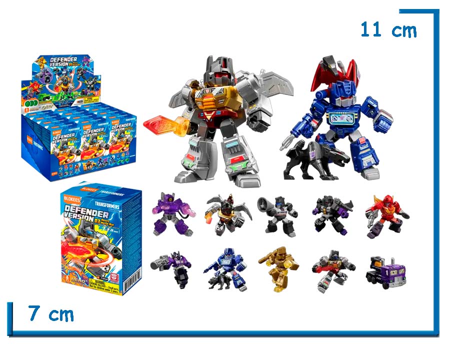 BLOKEES TRANSFORMERS DEFENDER VER. 03 HMW MODEL KIT SORPRESA