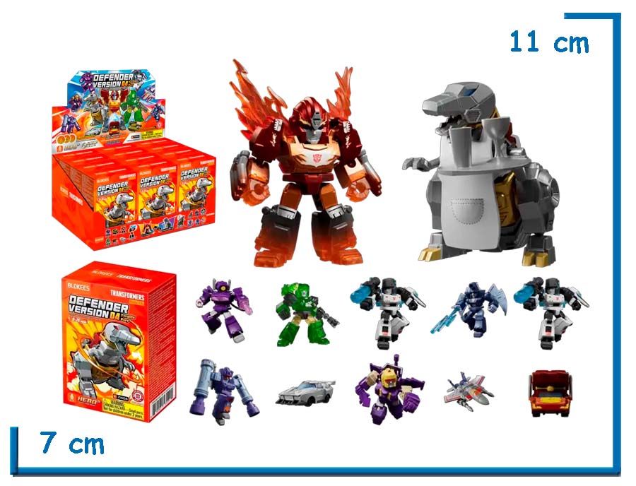 BLOKEES TRANSFORMERS DEFENDER VER. 04 TF MODEL KIT SORPRESA