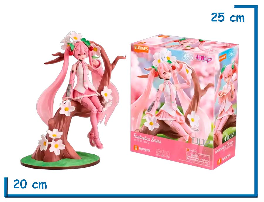 BLOKEES HATSUNE MIKU SAKURA MIKU FANTASTICS SERIES MODEL KIT
