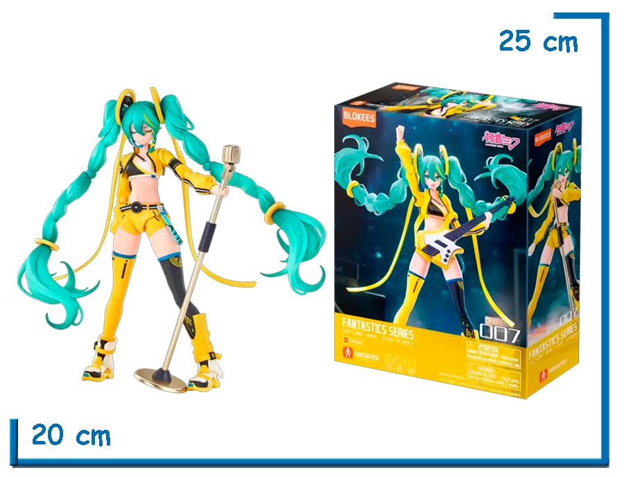 BLOKEES HATSUNE MIKU VIVID ECHOES FANTASTICS SERIES MODEL KIT