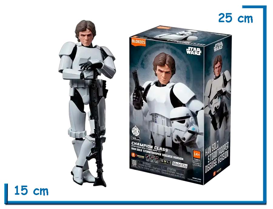 BLOKEES HAN SOLO STORMTROOPER SW CHAMPION CLASS MODEL KIT