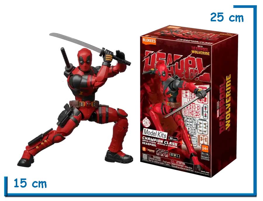 BLOKEES DEADPOOL MARVEL D&W CHAMPION CLASS MODEL KIT