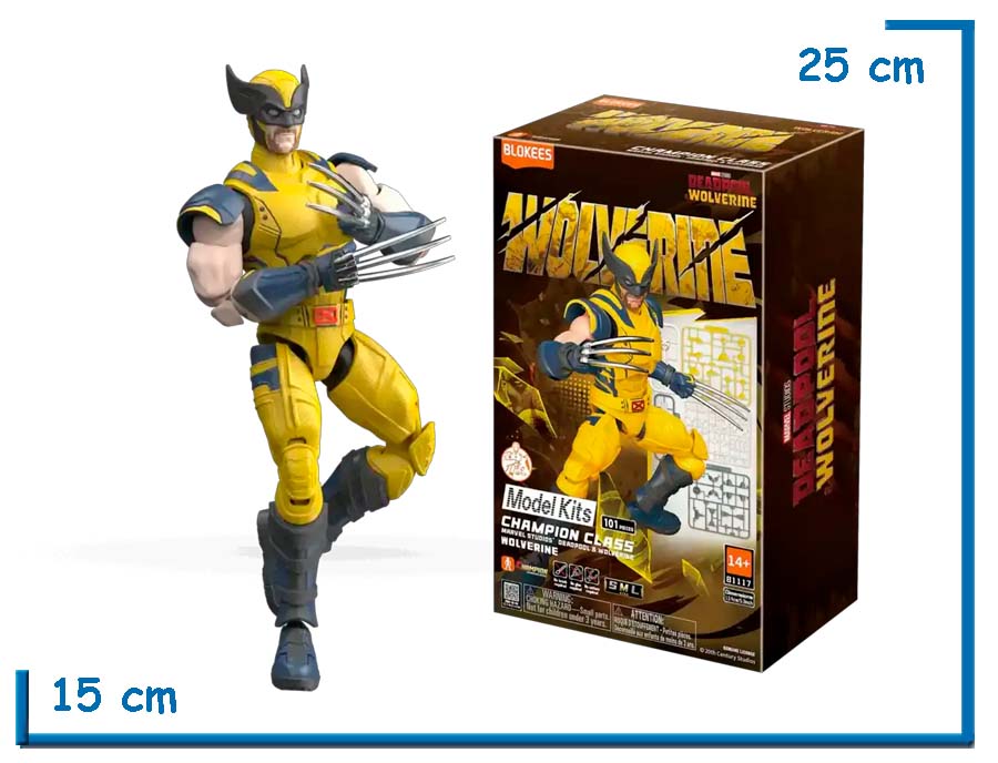 BLOKEES WOLVERINE MARVEL D&W CHAMPION CLASS MODEL KIT