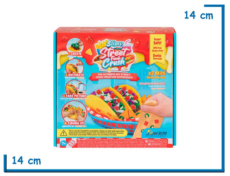 SLIMY STREET FOODZ CRUSH MINI SLIMY-TACOOZ