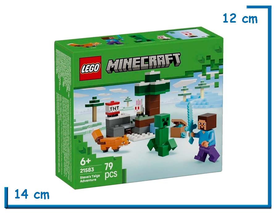LEGO MINECRAFT STEVES TAIGA ADVENTURE
