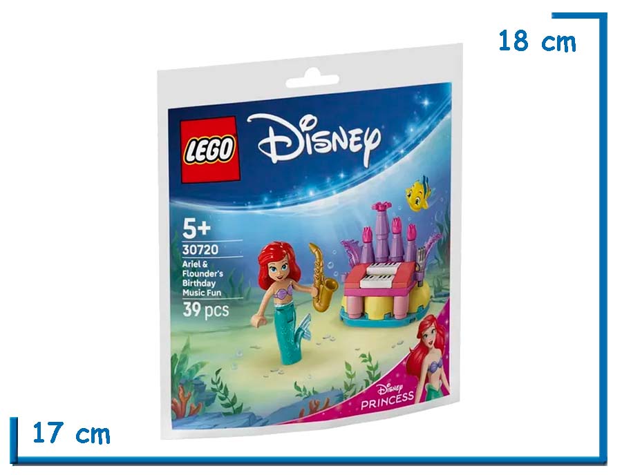 LEGO DISNEY ARIEL & FLOUNDERS BIRTHDAY MUSIC FUN