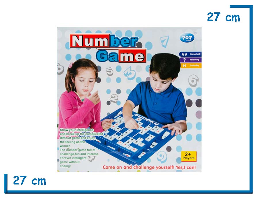 707 GAMES NUMBER GAME SUDOKU