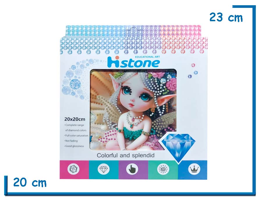 HI STONE HADITA EDUCATIONAL ART 20X20CM EN CAJA
