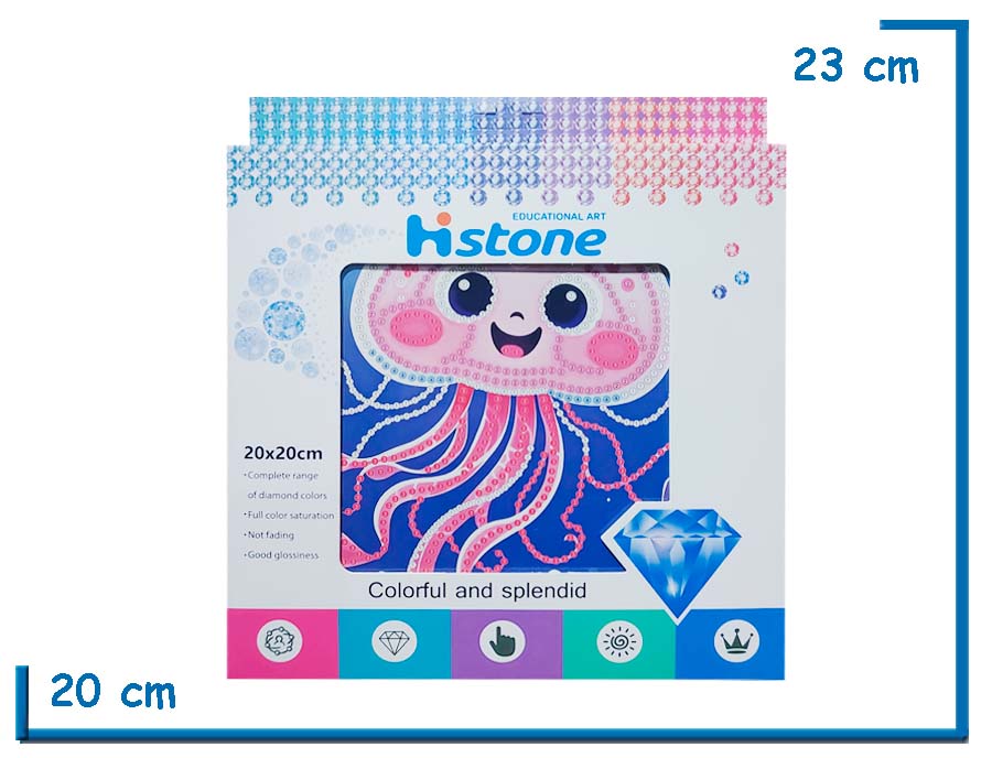 HI STONE MEDUSA EDUCATIONAL ART 20X20CM EN CAJA