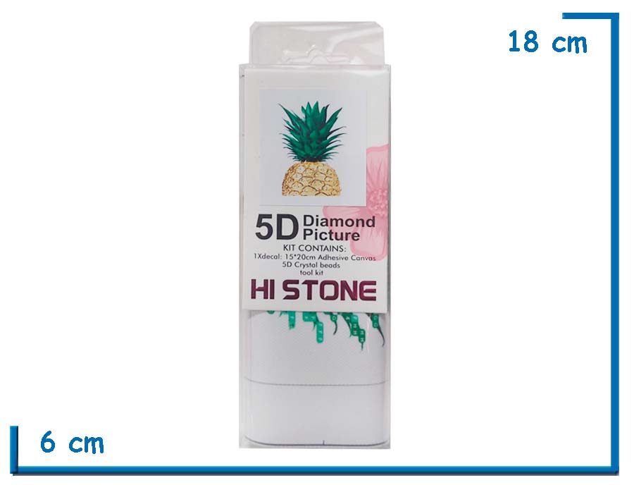 HI STONE ANANA 5D DIAMOND PICTURE 15X20CM EN BLISTER