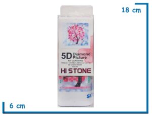 HI STONE ARBOL ROSA 5D DIAMOND PICTURE 15X20CM EN BLISTER