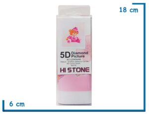 HI STONE OSO EN PIJAMA 5D DIAMOND PICTURE 15X20CM EN BLISTER