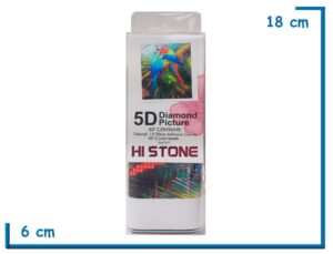 HI STONE PAPAGAYOS 5D DIAMOND PICTURE 15X20CM EN BLISTER
