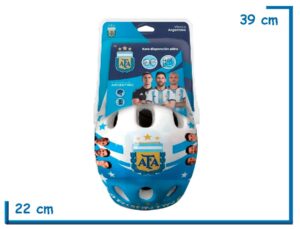 SELECCION ARGENTINA SET DE PROTECCION BLANCO EN BLISTER