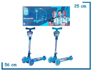 SELECCION ARGENTINA MONOPATIN 3 RUEDAS PLEGABLE SURTIDO