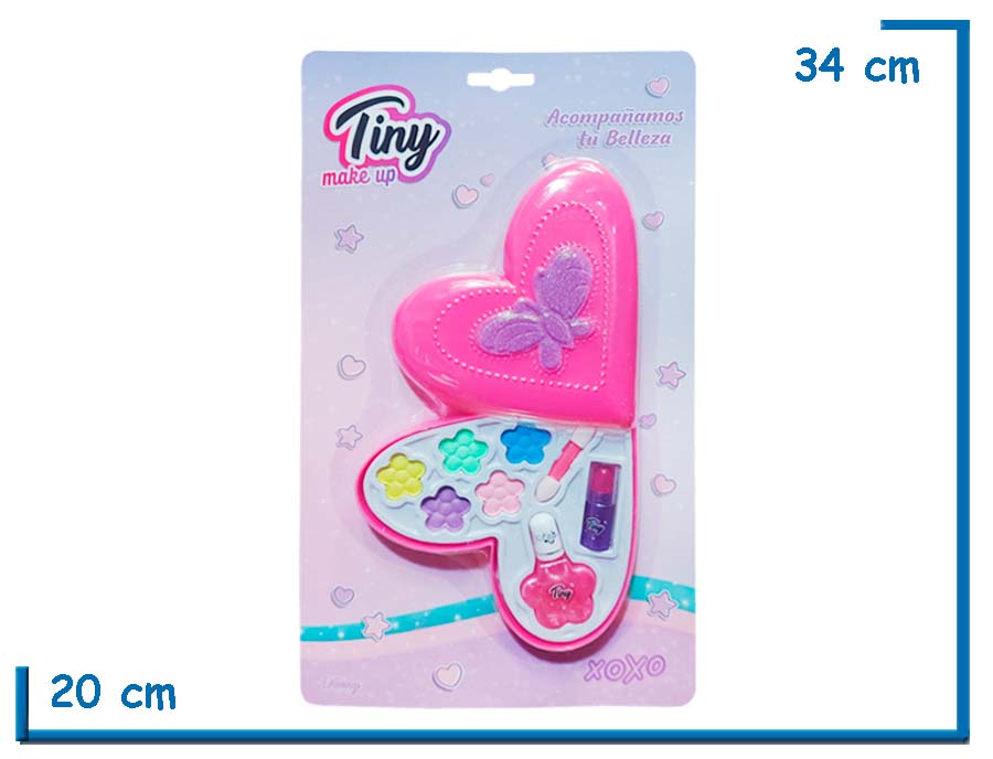 TINY MAKE UP PUPA CORAZON GRANDE 1 PISO EN BLISTER