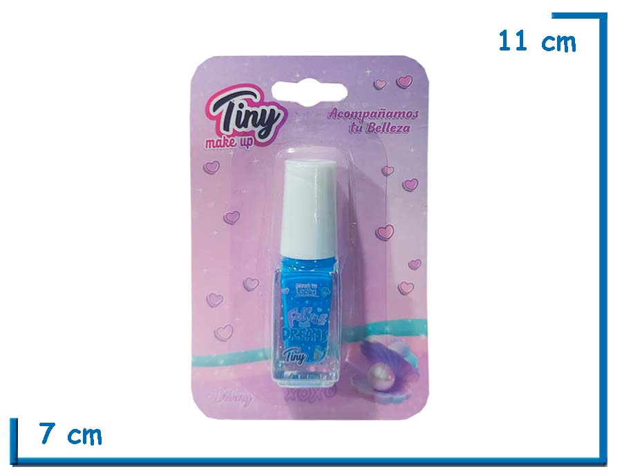 TINY MAKE UP ESMALTE DE U¥AS CELESTE EN BLISTER
