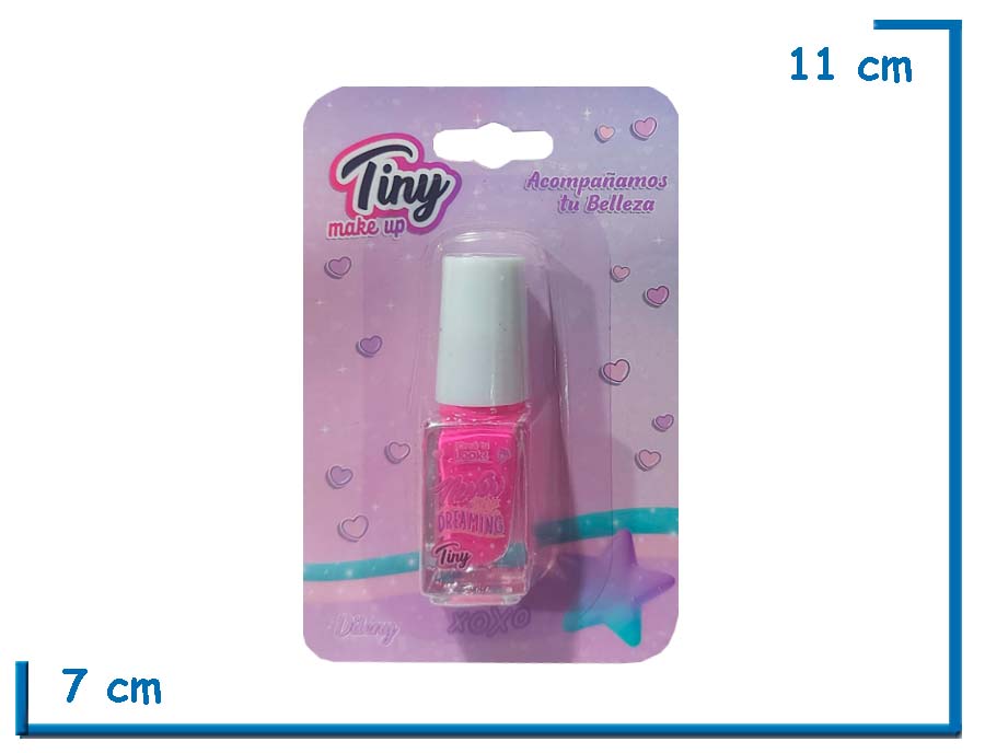 TINY MAKE UP ESMALTE DE U¥AS ROSA EN BLISTER