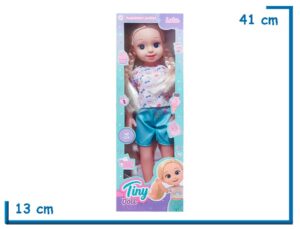 TINY DOLL MUÑECA REMERA SALE 42CM