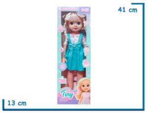 TINY DOLL MUÑECA REMERA UNICORNIOS 42CM