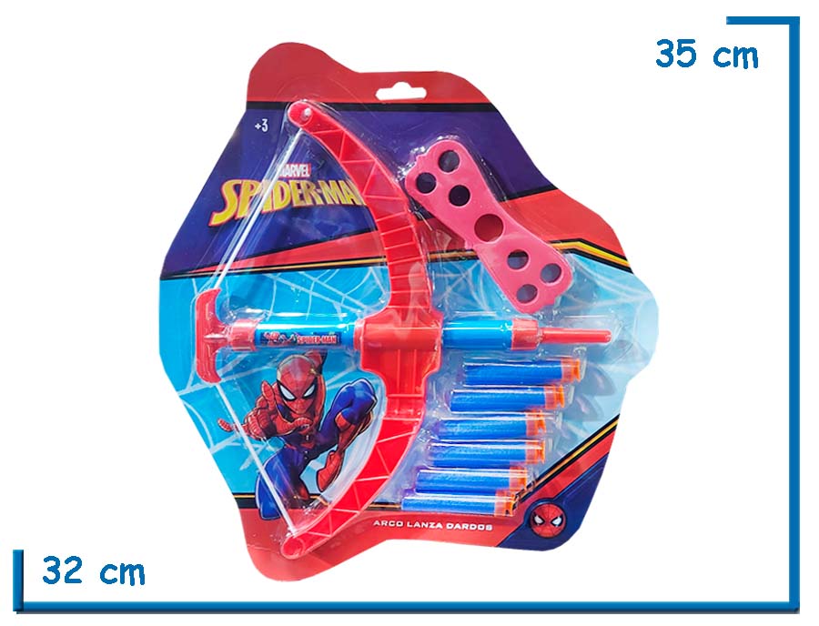 SPIDER-MAN ARCO LANZA DARDOS EN BLISTER