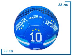PELOTA DE CUERO N§5 AZUL SUPLENTE 94 SELECCION ARGENTINA