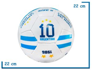 PELOTA DE CUERO N§5 BLANCA SELECCION ARGENTINA