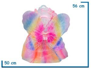 TINY MAGIC SET HADA ALAS RED VESTIDO VARITA Y VINCHA
